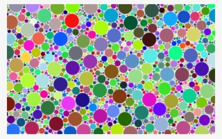 Prismatic Packed Circles - Clip Art #5486399