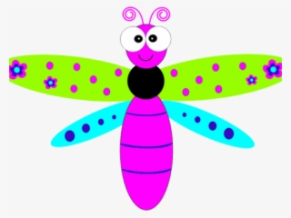 Dragonfly Clipart Scroll - Cartoon Dragonflies #5489395