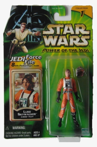 Luke Skywalker X Wing Pilot Amerikaanse Kaart 84445 - Power Of The Force Obi Wan #5491594