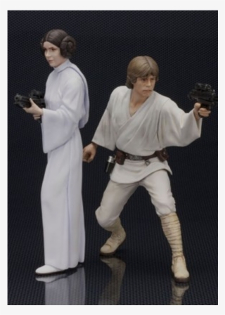 Add To Cart - Star Wars Artfx+ Statue: Luke Skywalker And Princess #5492329