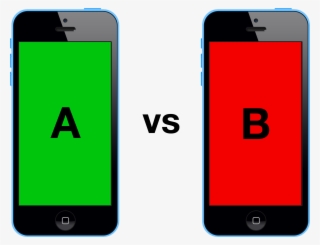 Mobile A/b Testing Is A Vs B - Iphone #5492640