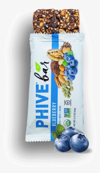 Blueberry Bar - Phivebar Nutritional Bar, Original, 2.12 Ounce (pack #5493518