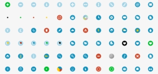 Circular Icons Pro Demo - Yellow Black Background Vector #5496345