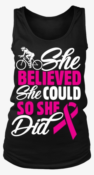 "she Believed She Could" Breast Cancer Awareness Cycling #5496409