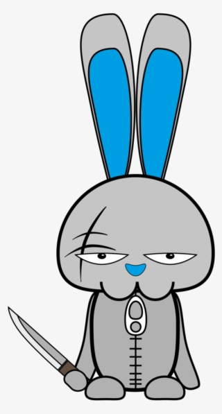 Evil Rabbit Png Clipart Free Download - Evil Bunny Png #5496410
