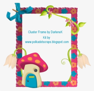 Fantasy Cluster Frames And A Flower Word Art - Picture Frame #5496683
