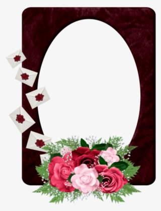 79495590 Large Dbs Frame06 - Red Rose Bouquet Clipart #5496772
