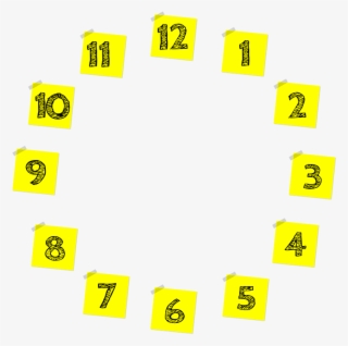 Clock Face, Clock, Dial, Time, Numbers, Post-it Note #5496837 Clock Face, Clock, Dial, Time, Numbers, Post-it Note #5496837