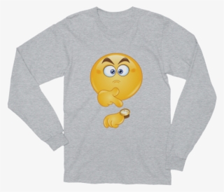 Unisex Respect Time Emoji Long Sleeve T-shirt - All Of Us Unisex Long Sleeves #5499063