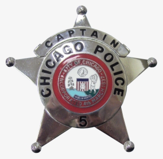 Chicago Police Captain Star - Chicago Police Captain Badge #5499521