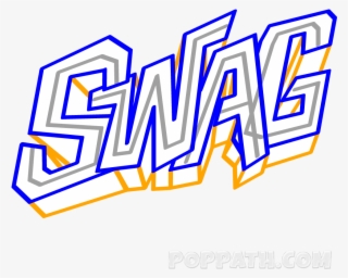 Drawing Will Get A 3d Effect - Png Text Swag Word #5499584