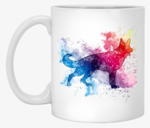German Shepherd Watercolor 11 Oz - Ll Turn Out Alright In The End You Ll See #550010