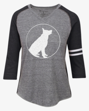 German Shepherd Si Ladies' Vintage V Neck T Shirt - Just Badass Ladies' Vintage V-neck Shirt #550970