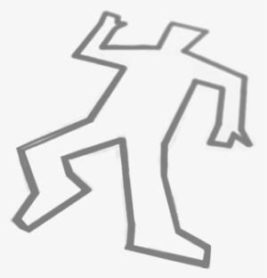 Crime Scene Chalk Outline Png #551407