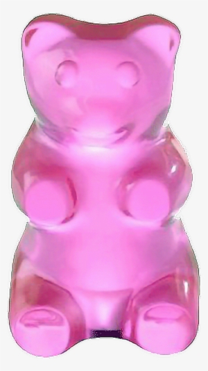 Pink Gummy Gummybear Cutefreetoedit - Pink Gummy Bear Transparent Background #551726