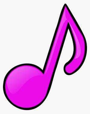 Music Notes Clipart Pink - Pink Music Note Clip Art #551825