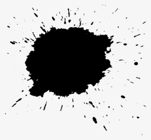 Ink Stain Png Transparent - Black Ink Transparent Background #552277