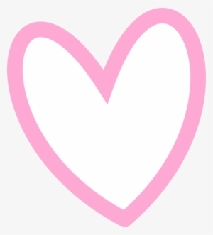 How To Set Use Slant Pink Heart Outline Clipart #552308