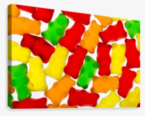 Colourful Candied Gummy Bears Backlit - Colourful Candied Gummy Bears Backlit; Calgary, Alberta, #552309
