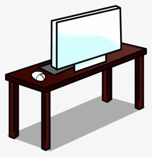 Computer Desk Sprite 006 - Computer On Desk Clip Art #552635