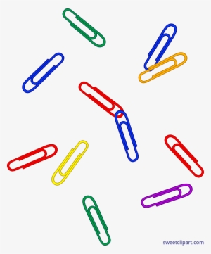 Lined Paper And Yellow Pencil - Paper Clips Clipart Png #552824