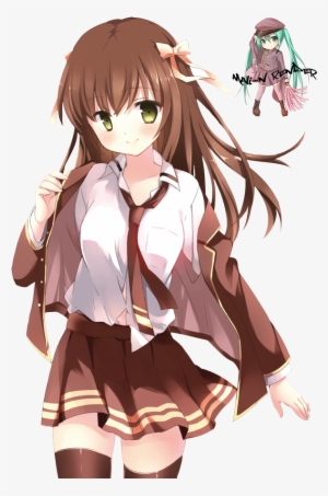 Girl Hair Png Transparent Girl Hair Png Image Free Download Pngkey - anime girl with brown hair png svg free library anime girl brown hair render