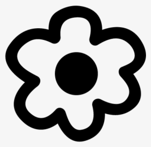 Flower Doodle Outline Vector - Iconos Flor #553331