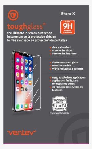 Ventev Toughglass Screen Protector For Apple Iphone #553406