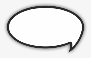 Comic Book Bubble Bubble Text Bubble - Elipse Branco Png #553473