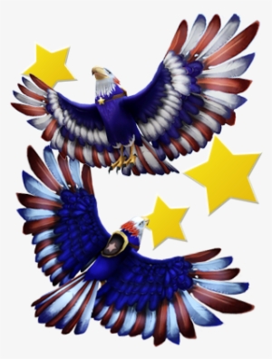 Eagle Transparent Red White Blue - Red White And Blue Eagle #553565 Eagle Transparent Red White Blue - Red White And Blue Eagle #553565