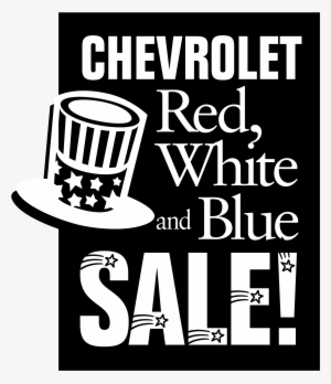 Chevrolet Red White And Blue Sale Logo Png Transparent - Chevrolet #553592