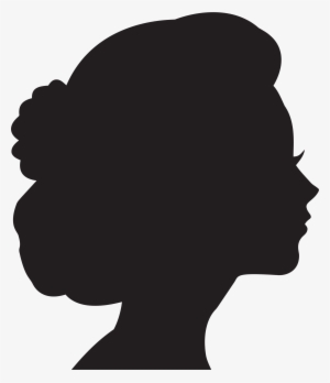 Head Silhouette Png - Female Silhouette Head Png #553764