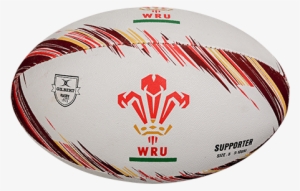 Wales Supporters Ball - Gilbert Wales Replica Mini Rugby Ball White #554026