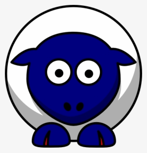 Original Png Clip Art File Sheep Looking Straight White #554050