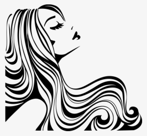 Woman Silhouette - Salon Clipart #554206