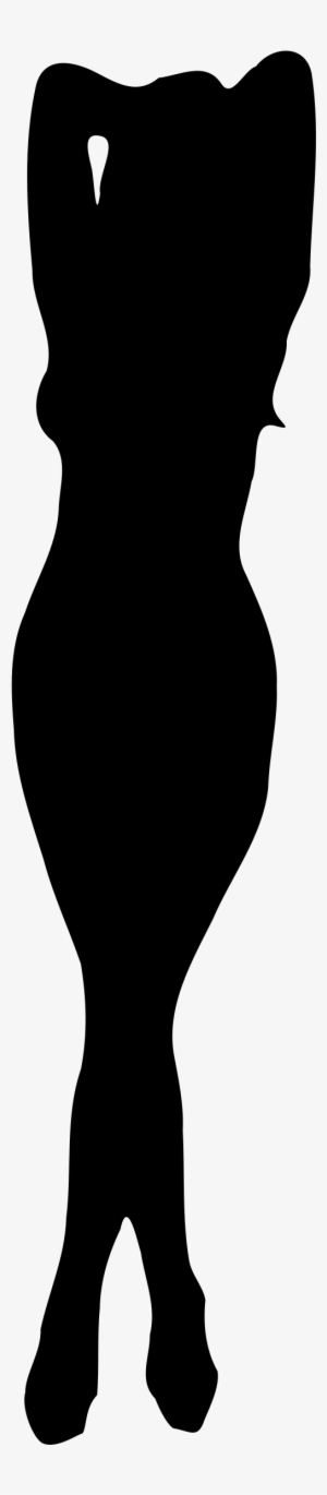 Woman Silhouette 15 Icons Png - Silhouette Of Curvy Women #554230