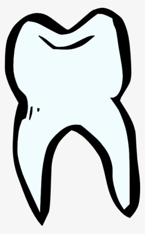 Fangs Clipart Black And White - Tooth Clipart Transparent Background #555141