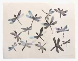 Dragonfly Dance - Giclee Print - Damselfly #555202