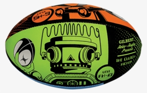 Picture Of Fun Robo Rugby Ball - Ballon Random Robo T3 Gilbert 3 Multicolor #555499