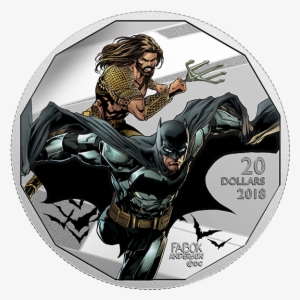 *batman And Aquaman - Gold Justice League Coin #555521