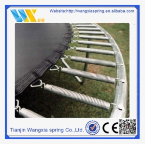 High Strength Double Free Length Spring Steel Trampoline - Worlds Biggest Springs On Trampoline #555855