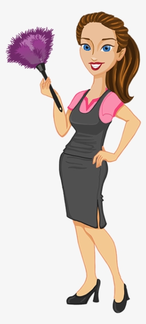 Vector Free Download Residential House Housekeeper - Girls Cleaning Png ...