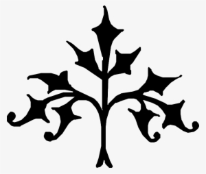 Black, Page, Book, Plant, Line, Ornament, Divider - 5'x7'area Rug #556118