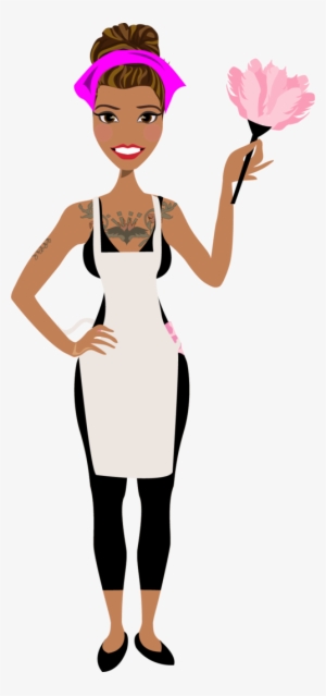 Png Library Custom Portrait Illustration Of A For Elise - Black Cleaning Lady Clipart #556179