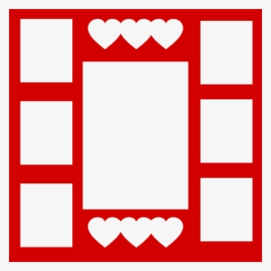 Valentine's Day Page Divider Svg - Scrapbooking #556319