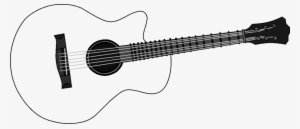 Guitar Outline Png - Guitar Clipart Outline Png #556505
