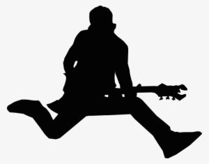 Guitar Player Clip Art - Silhouette Guitar Player Png #556526