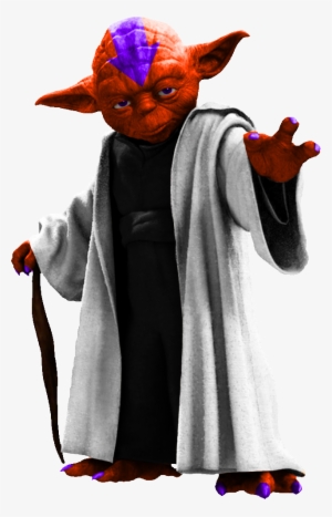 New Orange Yoda - Star Wars - Yoda Cut Out Standee #556883