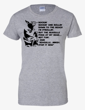 Yoda Seagulls Poke At My Head Ladies Custom 100% Cotton - Mom Life Got Me Feeling Like Hei He #557003
