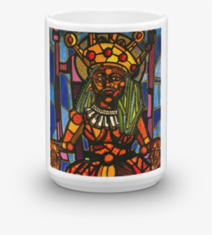 Queen Of Hearts Coffee Mug - Stained Glass #557232